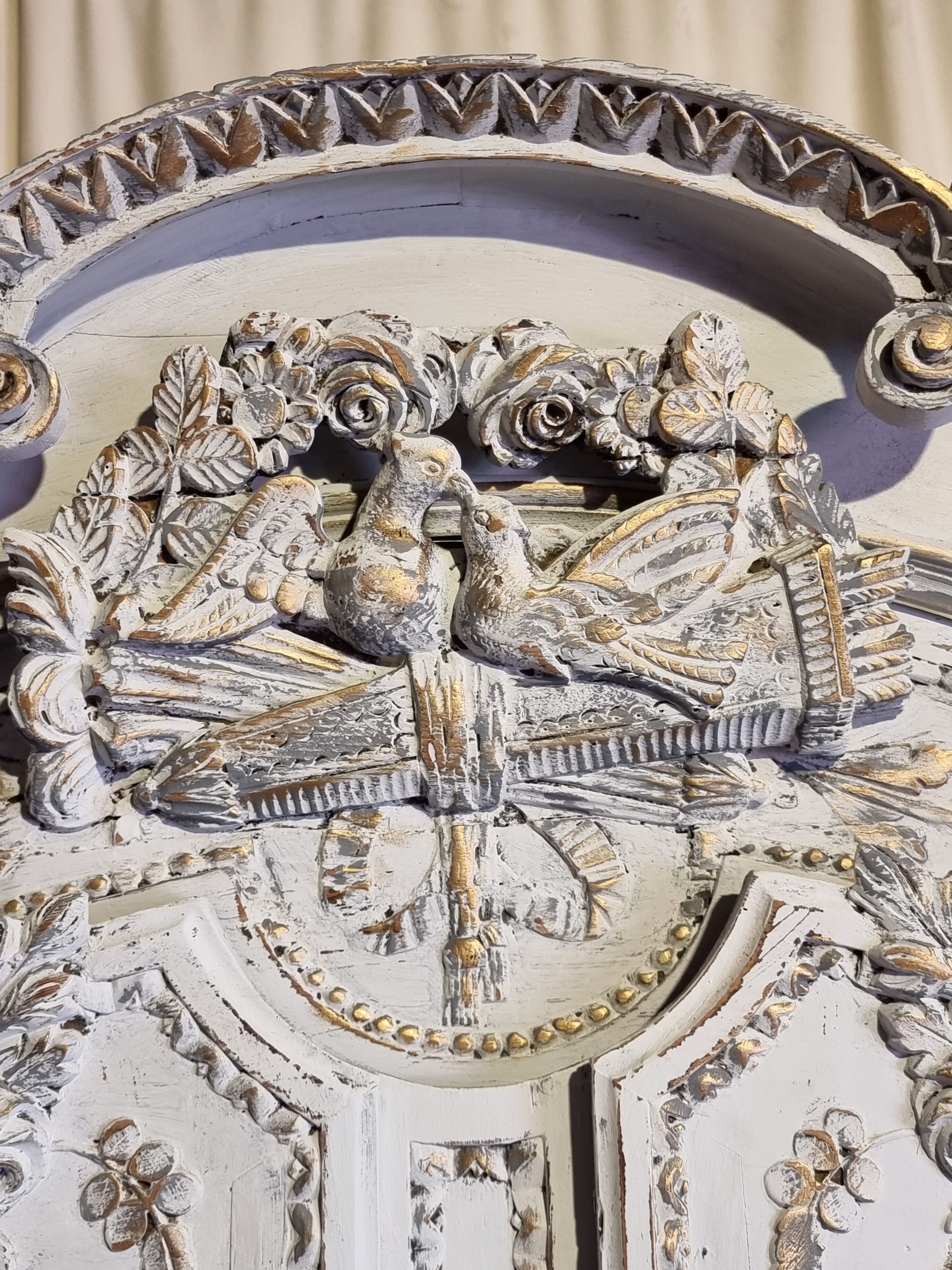 Wedding cabinet de fécamp - upper normandy - transition era - patinated oak - 18th