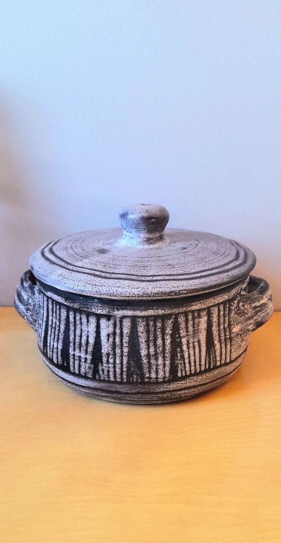 Ceramic Box J. Pouchain, Dieulefit Workshop 1960.