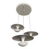 Suspension cascade design 3 white metal saucers