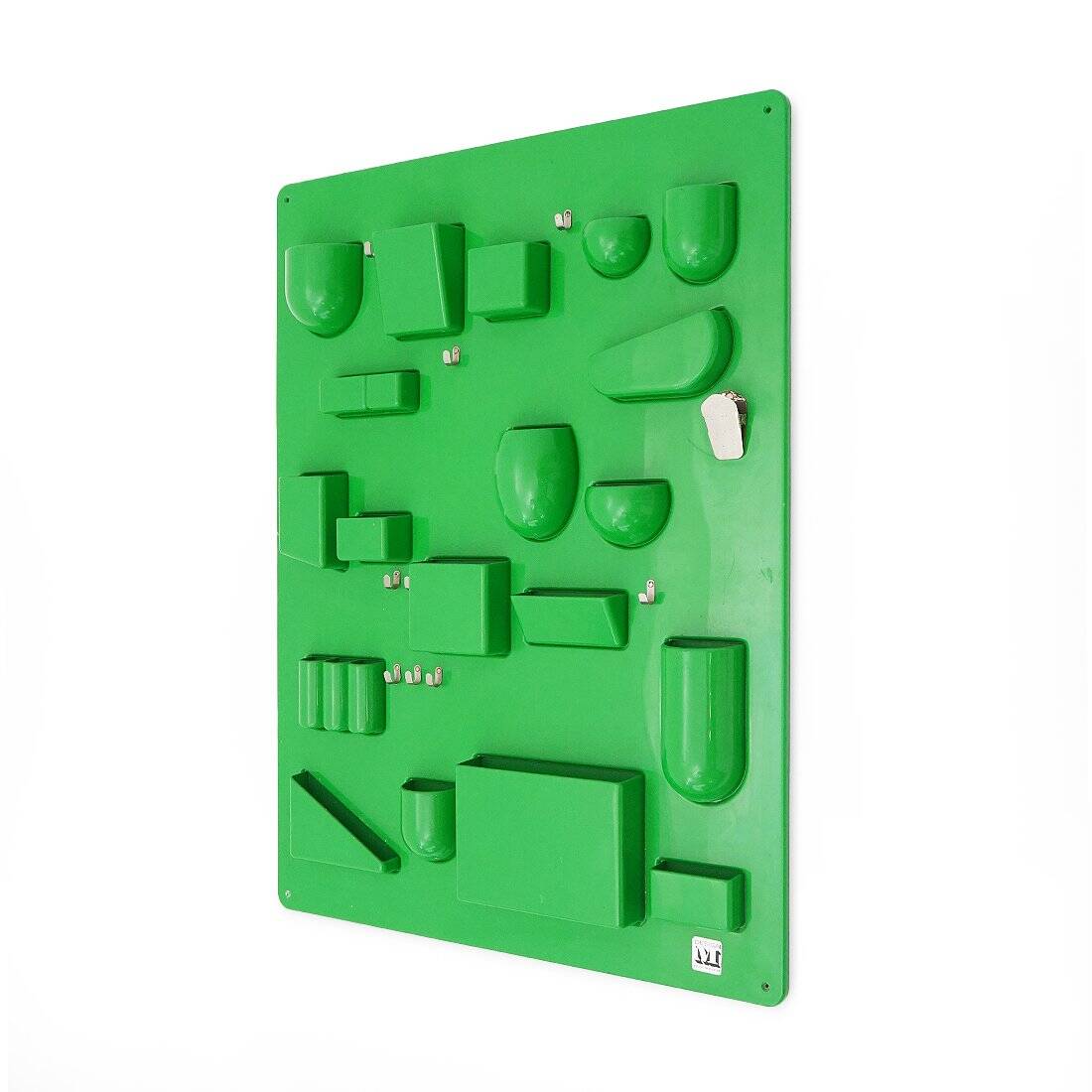 Wall organiser Utensilo green by Dorothee Becker-Maurer for Design M, 1970s