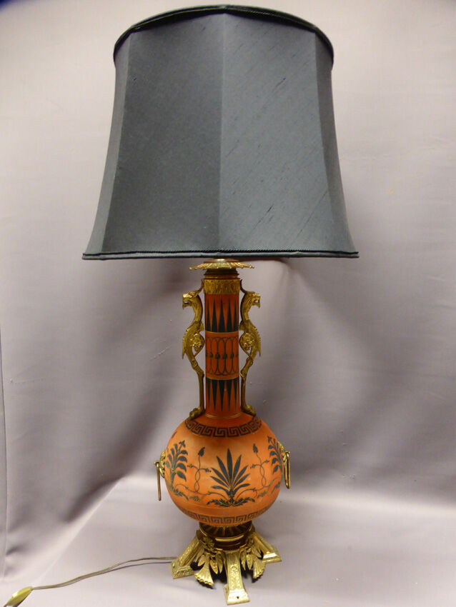Lamp porcelain Napoleon III