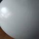 Large vintage ceramic table lamp from the 70s kostka pirouette design
