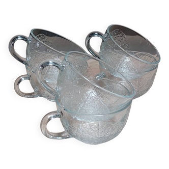 Set of 6 Arcoroc cups