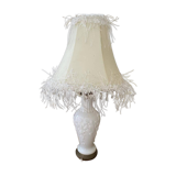 White opaline lamp