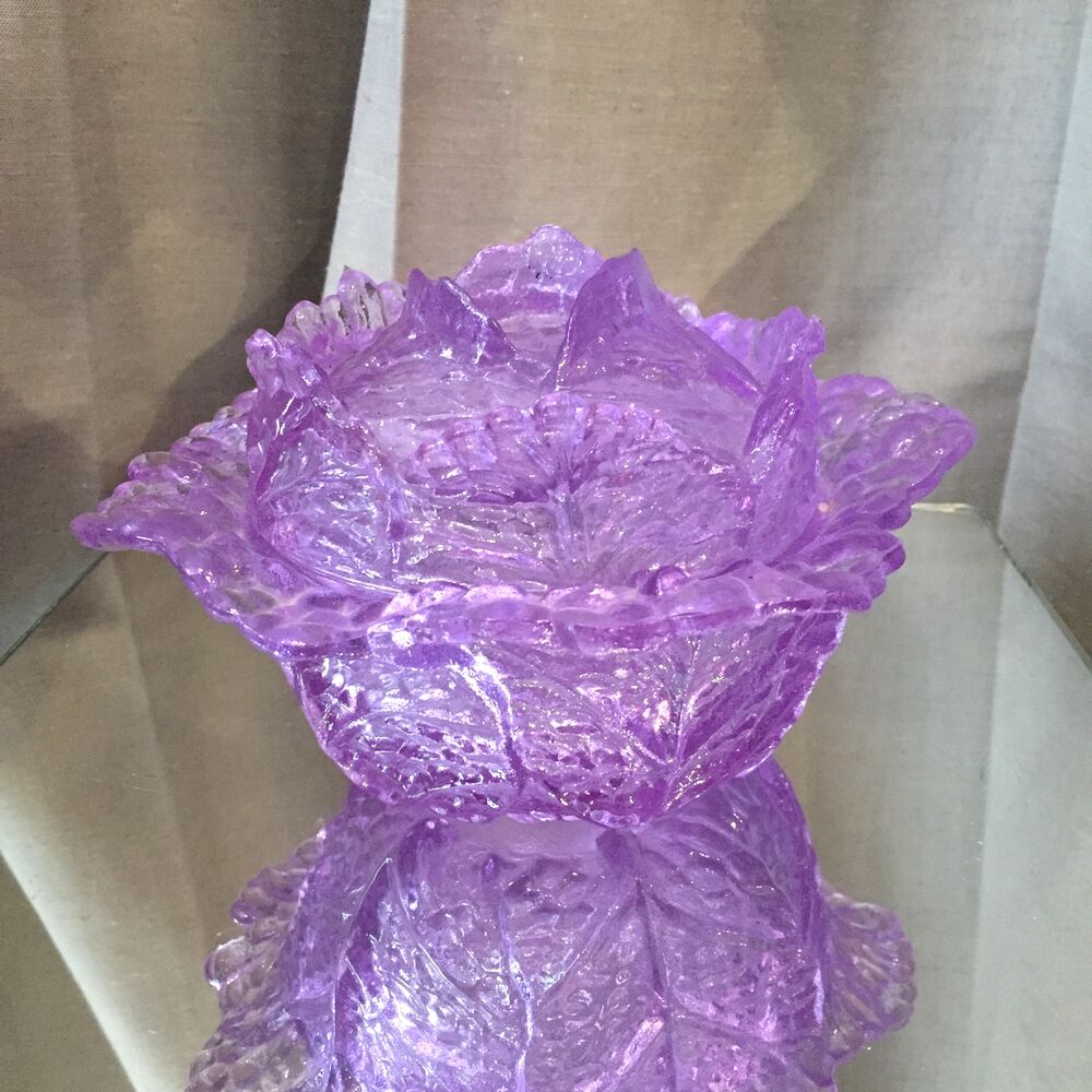 Purple portieux glass cabbage