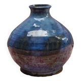Vintage glazed ceramic vase Signed Z Karbowski