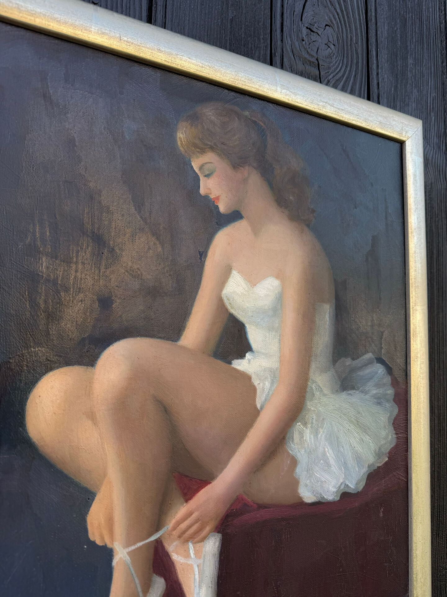 Tableau huile toile danseuse Joan MAYOR