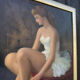 Tableau huile toile danseuse Joan MAYOR