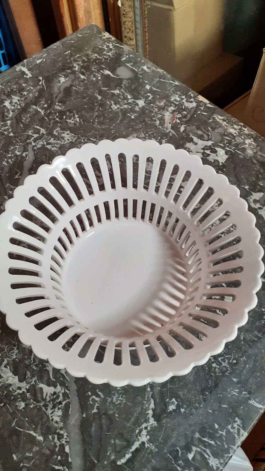 Fruit basket signed Émile Tessier