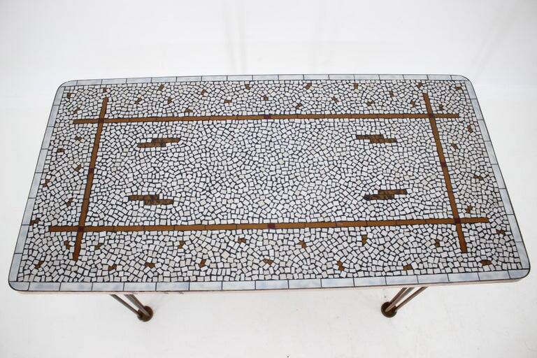 Mid-Century Modern Brass Mosaic Conference Table, 1960s