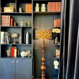Giant solid wood lamp