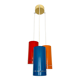 Unique Enameled Cascading Chandelier