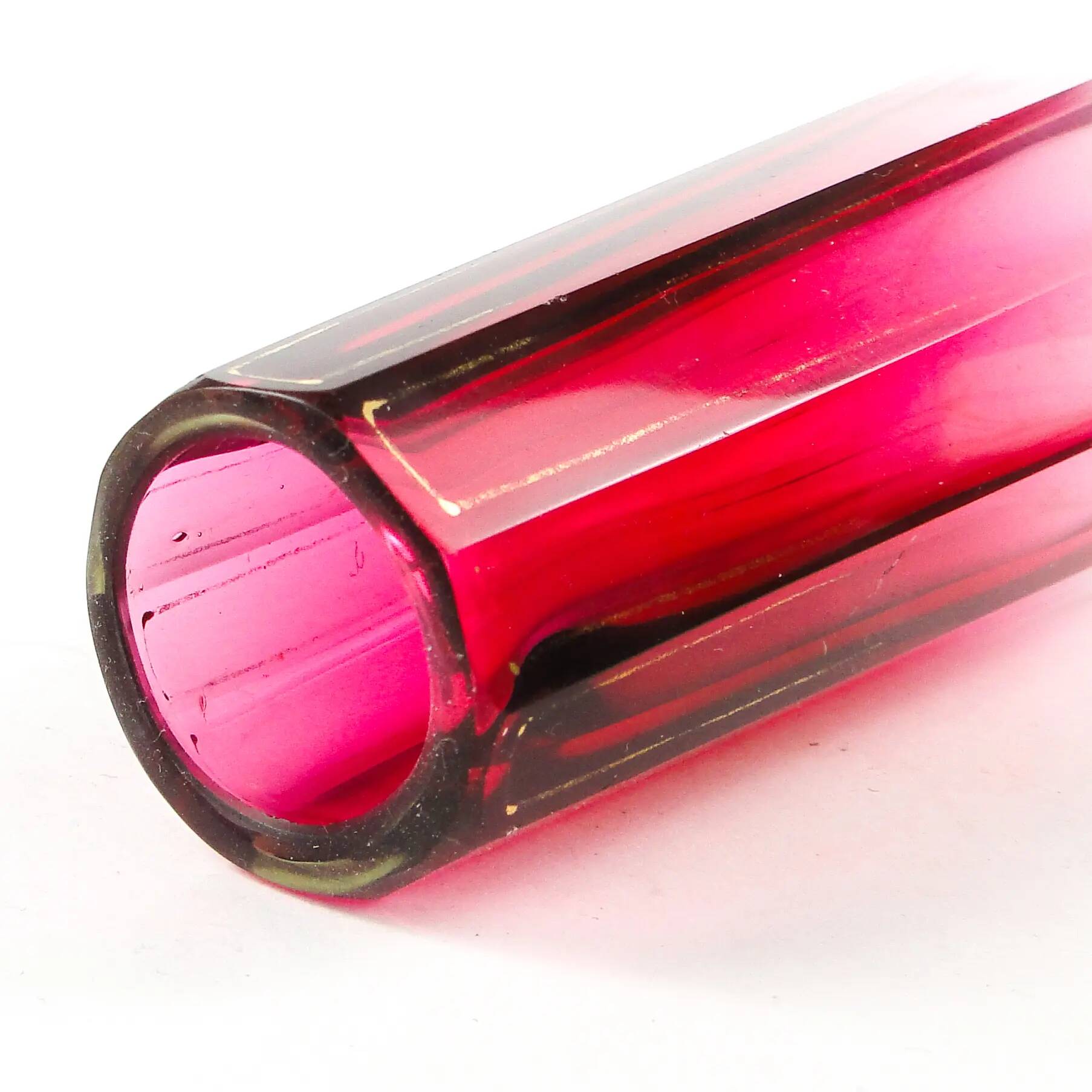 Art Deco vase, crystal, Bohemia, Czechoslovakia, 1930s