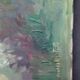 Oil on canvas, rural landscape, signed