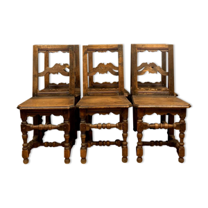 Série de 6 chaises Lorraine - vers 1850