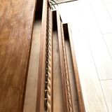 Commode bois et rotin