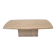 Italian coffee table in travertine, 1980s
