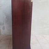 Empire style display cabinet in mahogany veneer