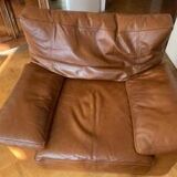 very comfortable leather armchair
