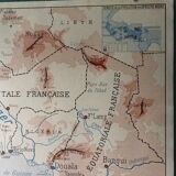 Geographic vintage - black Africa map