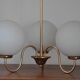 Brass and opaline luster