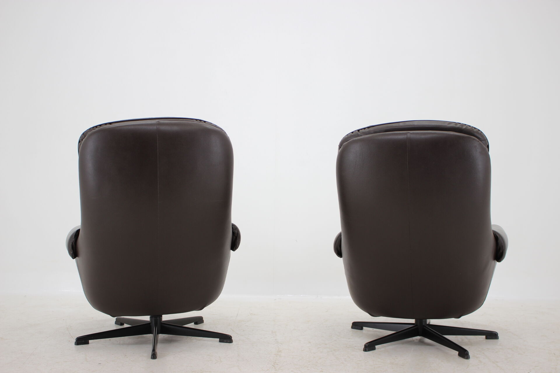 Scandinavian leather armchairs by Peem, 1970