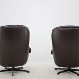Scandinavian leather armchairs by Peem, 1970