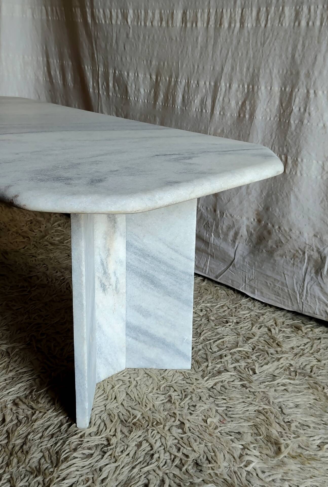 Table basse en marbre, 70's