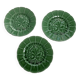 Sarreguemines grape barbotine dessert plates