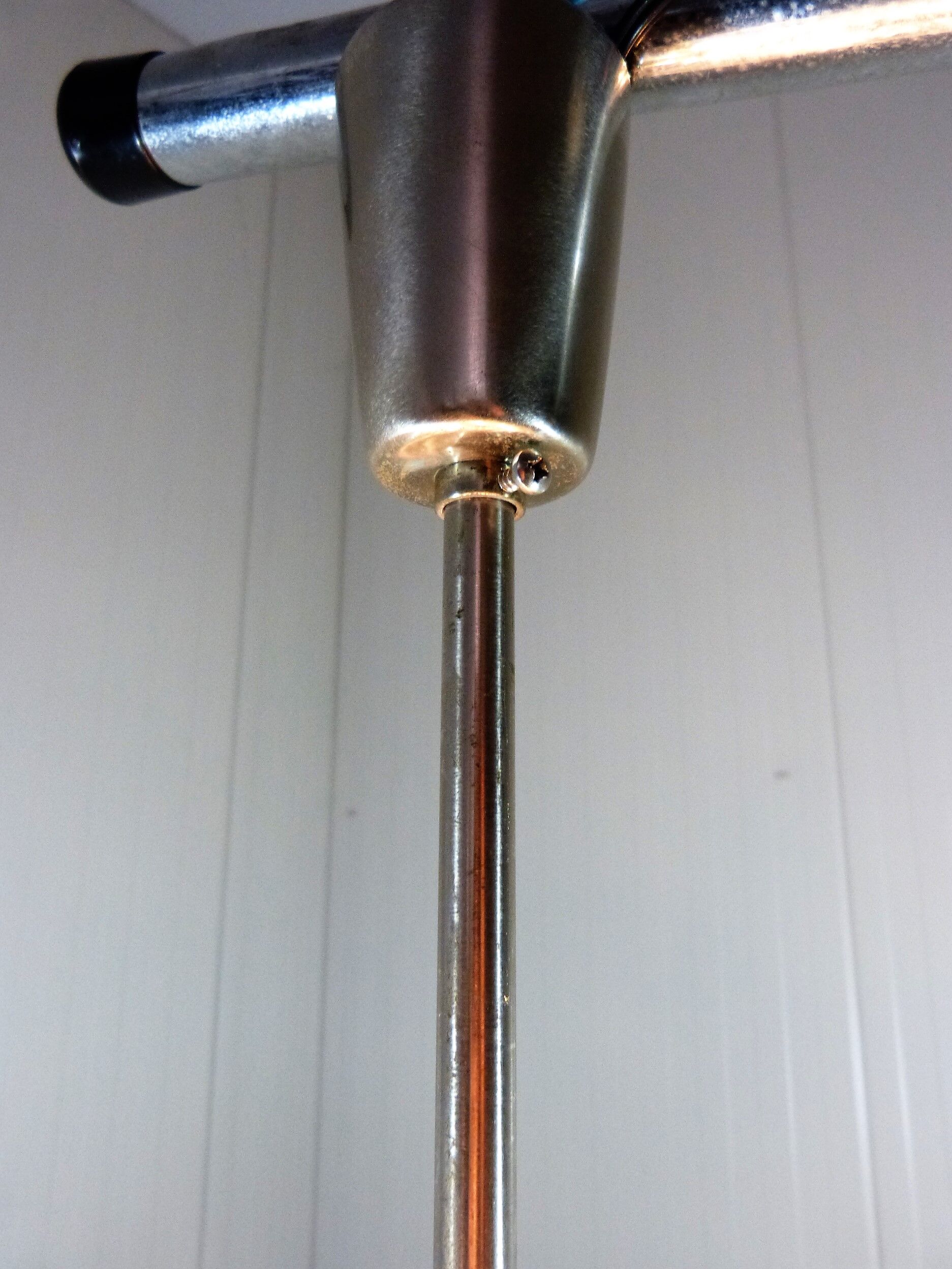 Kalmar candlestick with ice glass discs 1960's