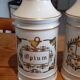 3 pots a pharmacy 19th in limoges porcelain claude caspenet