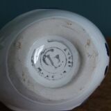 Zoomorphic bird ashtray, hand-decorated ceramic GL, Italy.