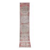 Vintage Turkish hallway rug 77x502 cm