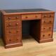 Victorian Mahogany Pedestal Desk, England – Late 19th Century