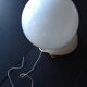 Applique globe vintage en opaline blanche années 60, 70