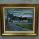 John Börén, Swedish modern landscape, 1960s, Oil painting, Framed