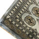 New grey bokhara runner rug - 78x234cm