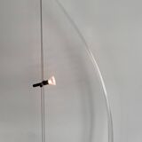 Large arc plexiglass floor lamp