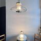 Vintage Murano Glass Accent Chandelier, Space Age Era Chrome Nason Mazzega Style
