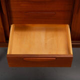 Danish teak high buffet, 1960s