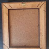 Set of 2 old frames with reproduction of fruits