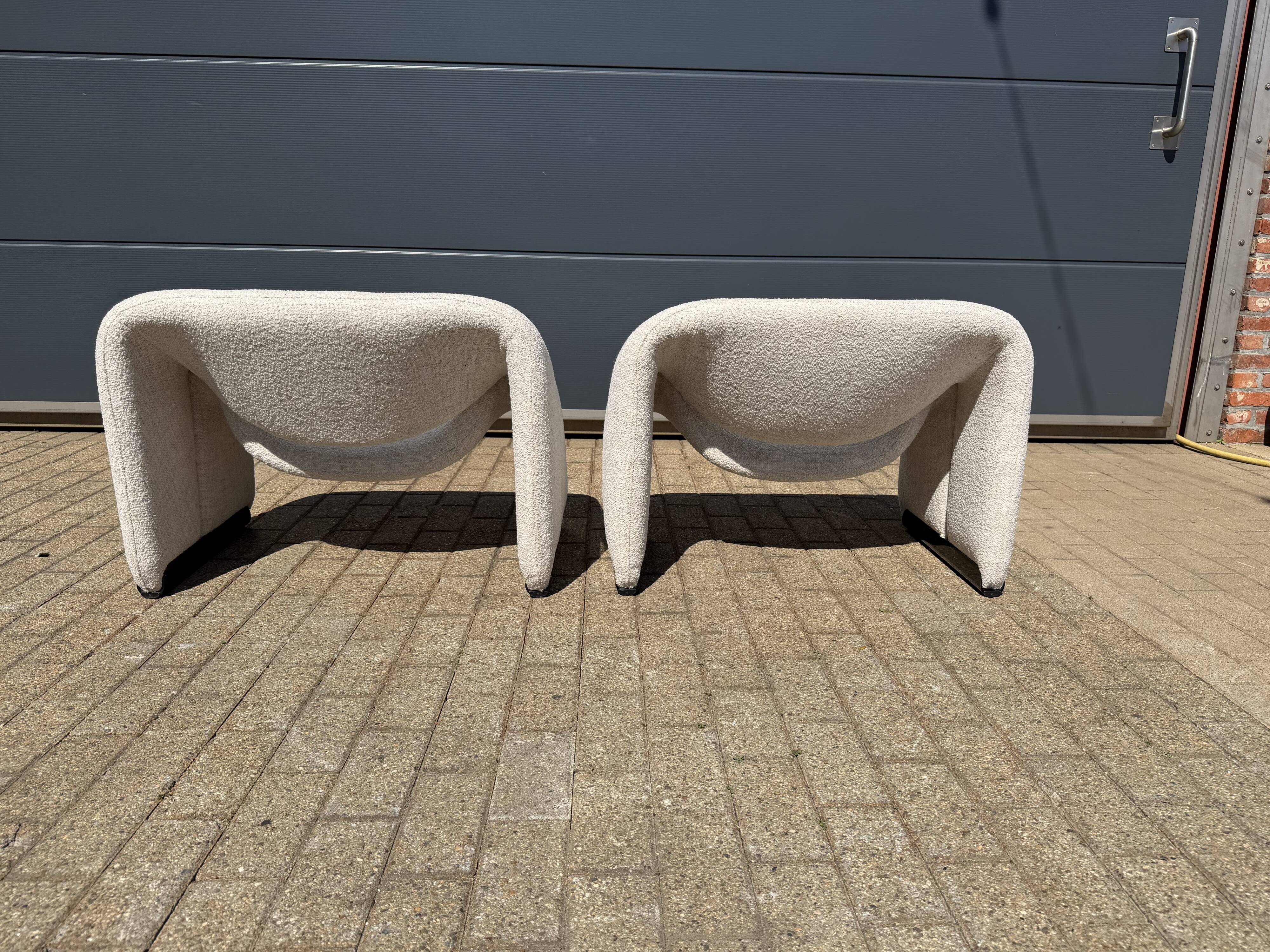 Artifort F598 Groovy armchairs in excellent condition!! Pierre Paulin