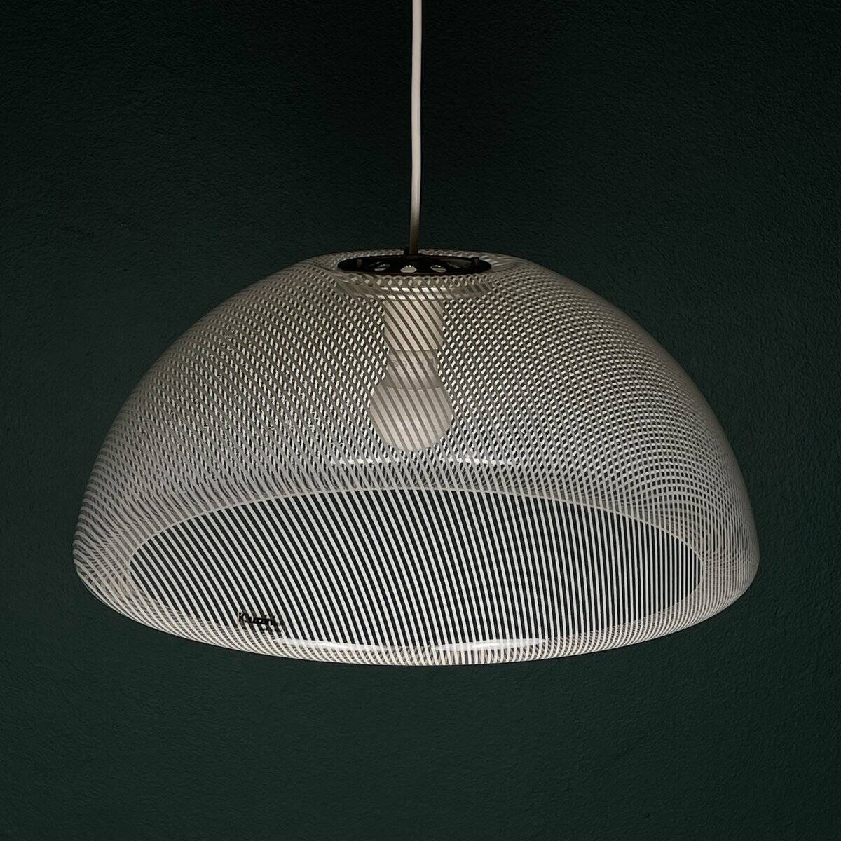 Mid-Century Modern Suspension by Iguzzini, 1980s