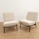 Pierre Guariche's armchairs for Steiner reupholstered.