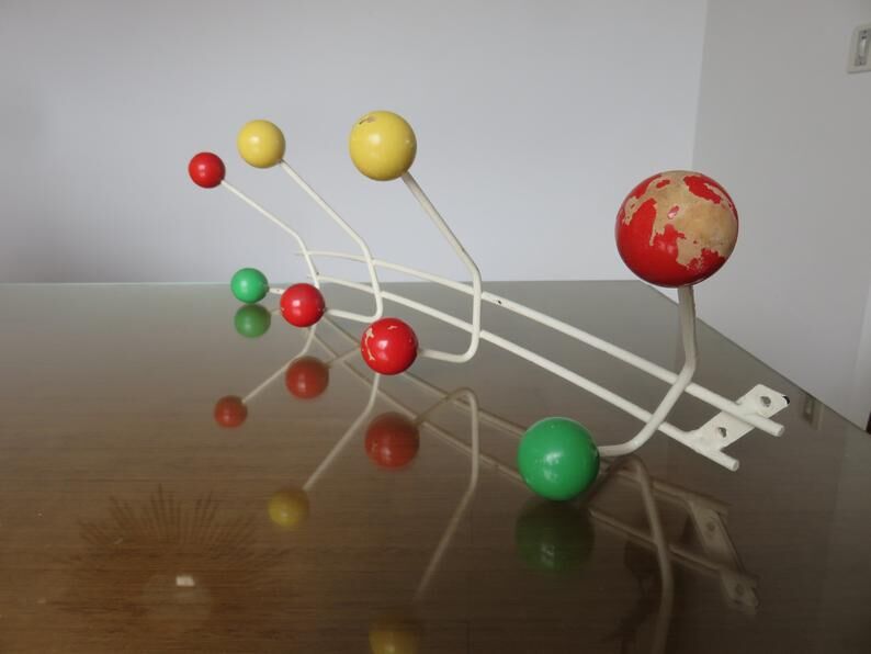 Coat door 8 patères balls color 50 60