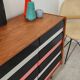 U-453 pink chest of drawers with 8 drawers by Jiri Jiroutek for Interier Praha 1960