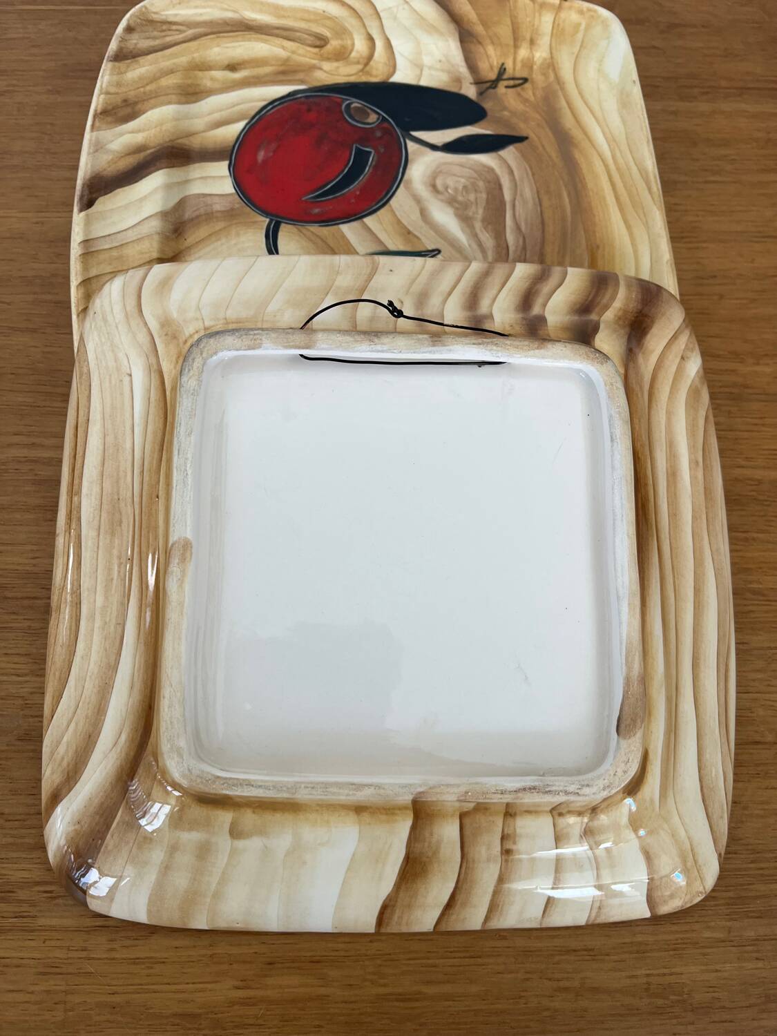 Pair of plates signed Grandjean Jourdan