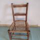 rustic wooden chair boheme craft braided rope
