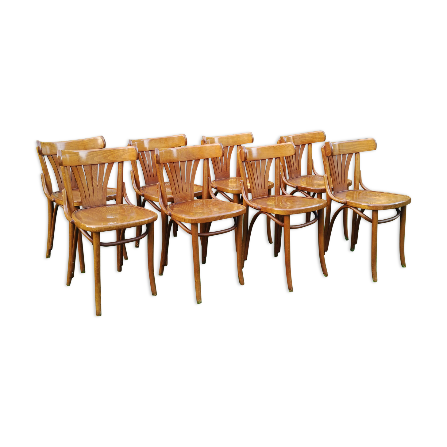 Set of 8 chairs Bistro