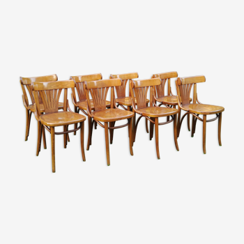 Lot de 8 chaises bistrot